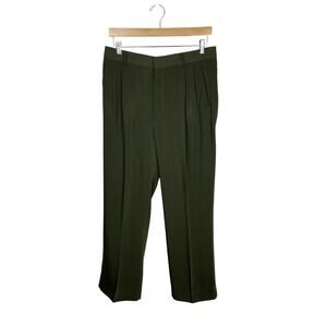 Vittorio  St Angelo  Olive Green Dress Trousers- Size 34L